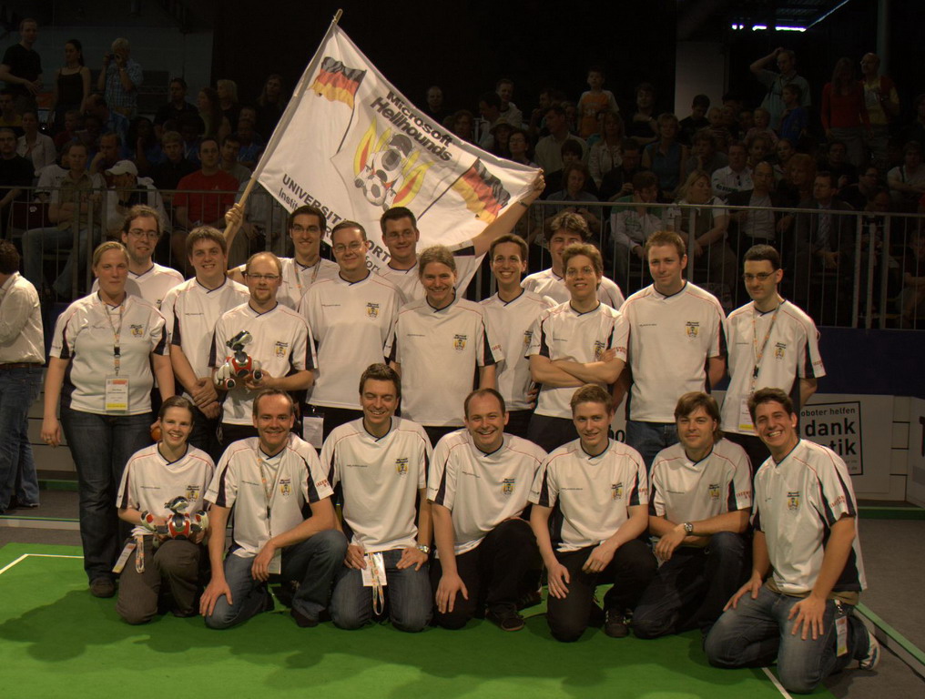 Siegerfoto Robocup WM 2006